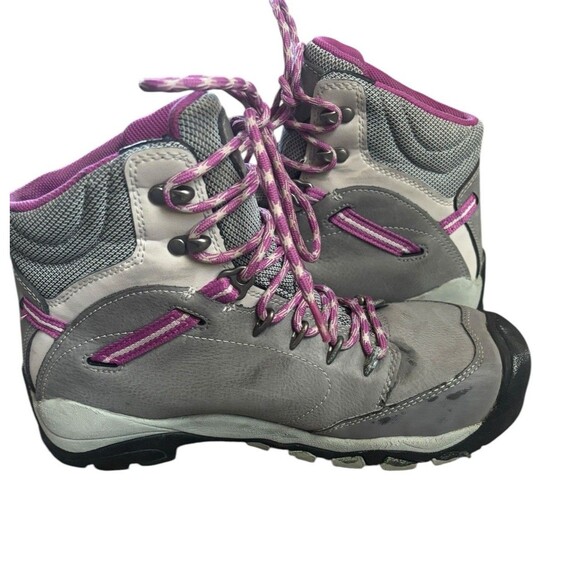 Keen Women’s Purple Gray Utility Aluminum Toe Waterproof Work Boots Shoes Sz 8.5 - Picture 7 of 10